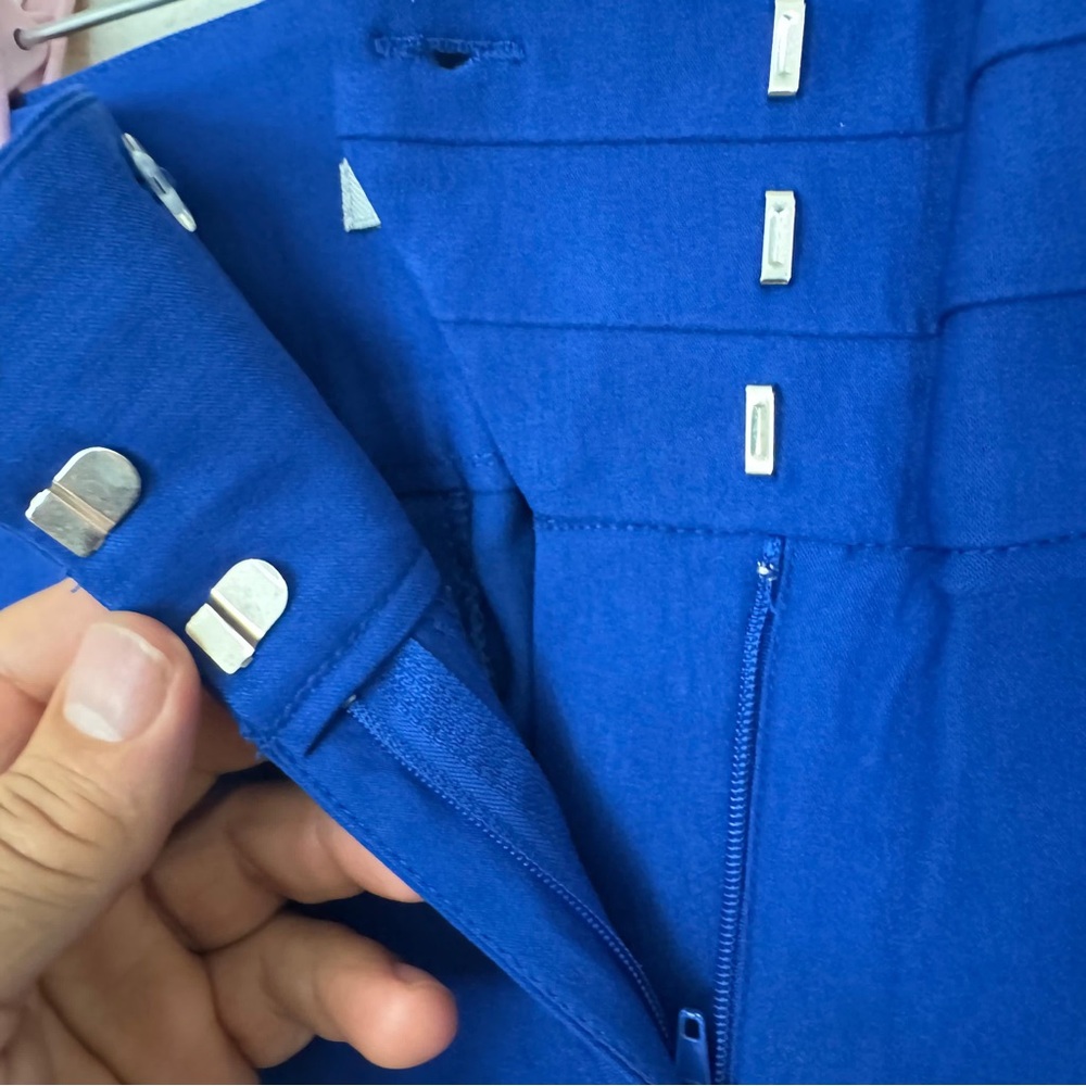 Papaya | Royal Blue High Waist Dress Pants | Size L - Picture 6 of 10
